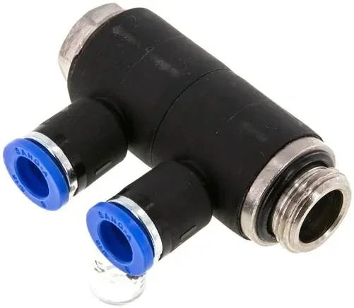 Répartiteur multiple enfichable, 2 fois G 3/8″-8mm, standard IQS