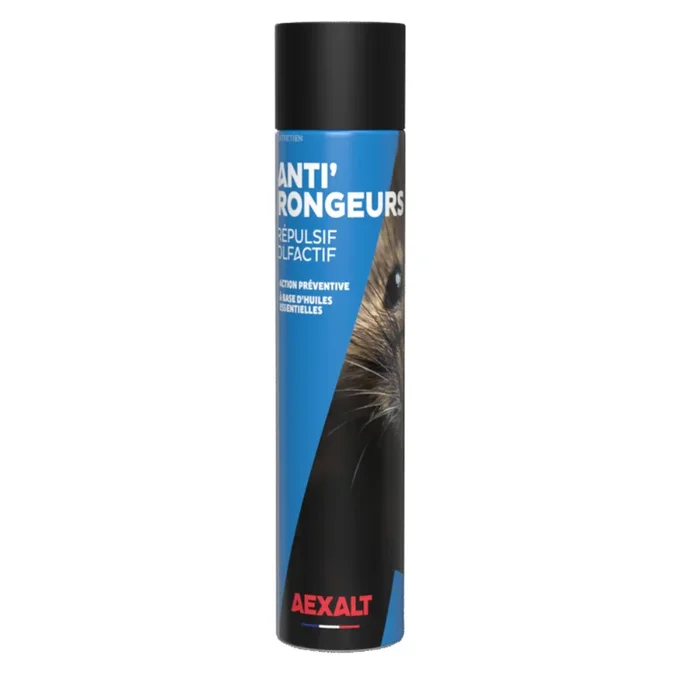 Repulsif olfactif anti-rongeurs Aexalt a base d&rsquo;huiles essentielles 405 ml