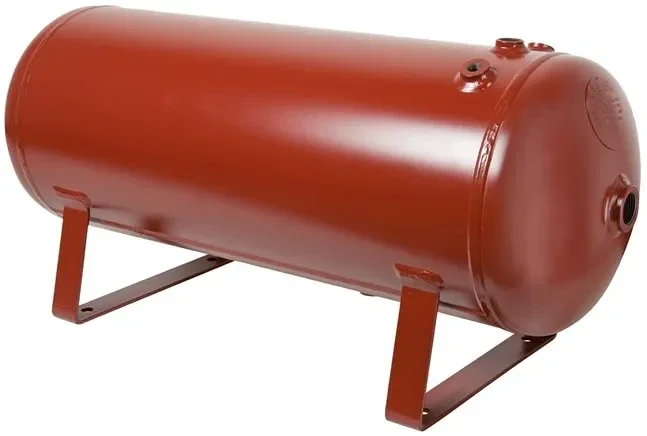 Réservoir d’air comprimé 10 l, 0 – 16bar, peint en bleu (RAL 5015)