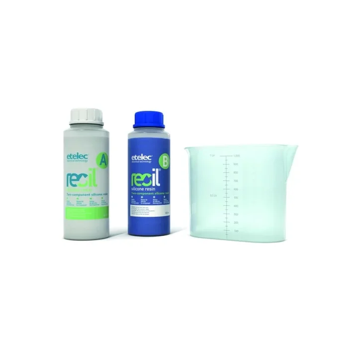 Résine silicone réaccessible bi composant – bleu opaque – 1L