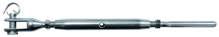 Ridoir inox m.20 mm 1 chape + 1 embout a sertir câble d.10 mm LEVAC – 5296H