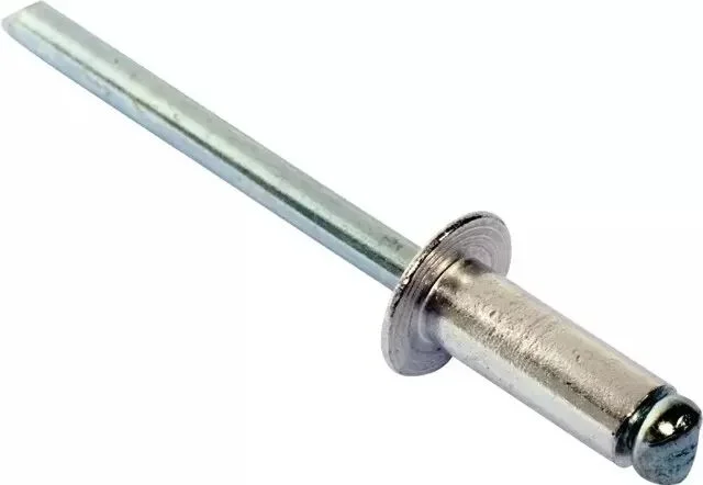 Rivet acier aveugle tete plate 4,8×16 tige acier boite de 250