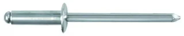 Rivet alu tete plate 4×15 blister de 50