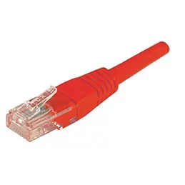 rj-45, cat6, 0.5 m câble de réseau rouge 0,5 m u/utp (utp)