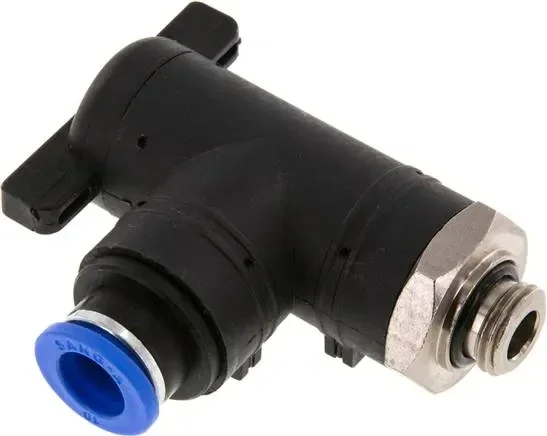Robinet d’arrêt coudé G 1/4″-10mm, standard IQS