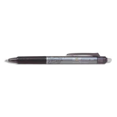 Roller Pilot FriXion Clicker rétractable – pointe fine 0,5 mm – encre thermosensible effaçable noire