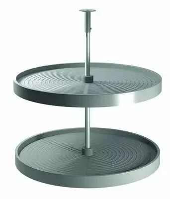 Ronde – plastique anti-statique gris Shelvo