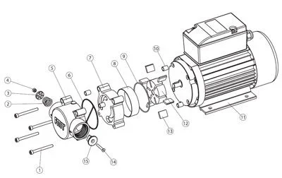 Rotor p/ppe 60l/mn 230v BUISARD – 744340