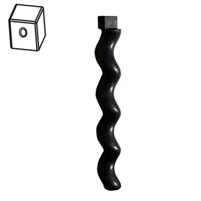 Rotor pompe MIXER 2L8 tête carrée percée – EUROMAIR – MI7009500700