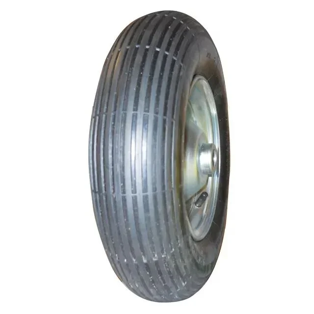 Roue 4.00-8 pour manutention ø25 jante tole