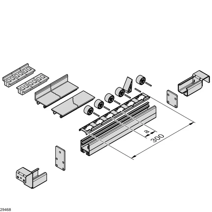Rouleau d&rsquo;entraînement Bosch Rexroth Ø 32mm x 20mm