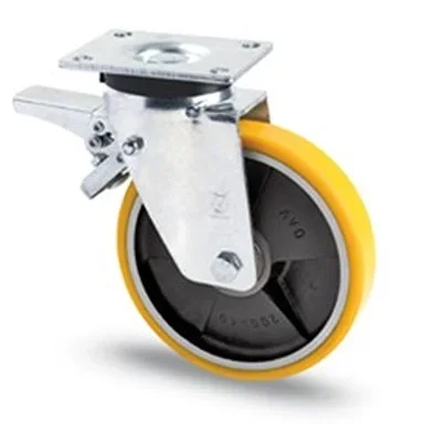 Roulette industrielle Pivotante RS PRO, Ø 150mm, 500kg