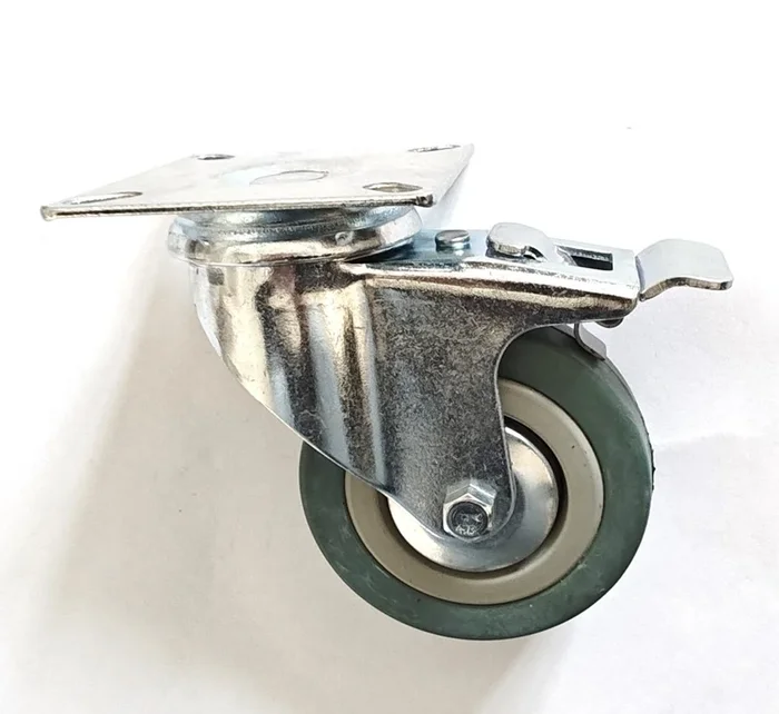 Roulette industrielle Pivotante RS PRO, Ø 75mm, 55kg