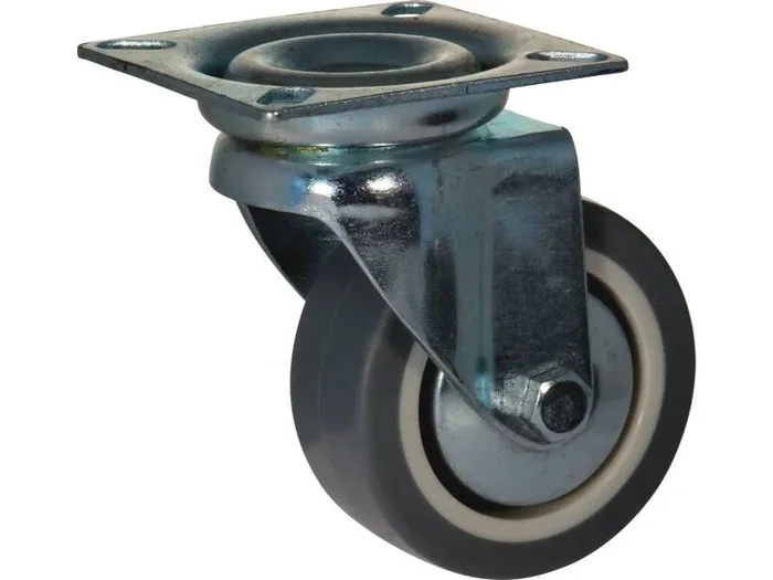 Roulette pivotante corps nylon d.80 al lisse 60kg – 26377