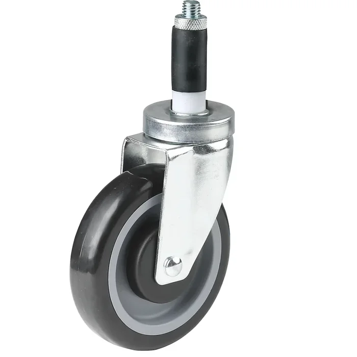 Roulettes pivotantes en PVC, lot de 2
