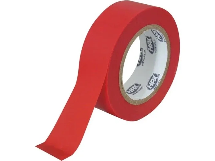 Ruban isolant pvc rouge 19mmx10m HPX – 20560
