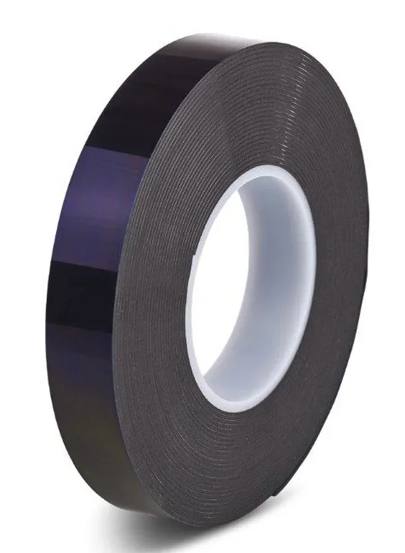 Ruban mousse Polyéthylène double face Hi-Bond HPS 040B, Noir, 33.0m x 12.0mm