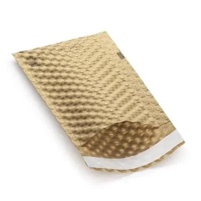 Sachet bulles en papier kraft 120g avec rabat adhésif 20×30 cm Brun – Lot de 100