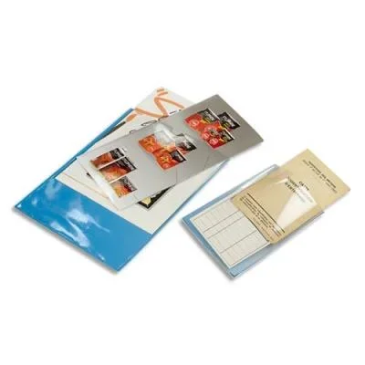 Sachet de 10 étuis 2 faces Claircell – en polypropylène 30/100 ème – format 21 x 15 cm.