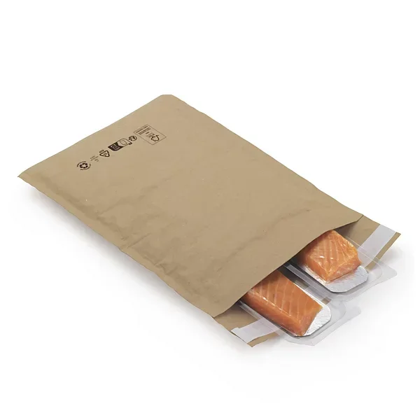 Sachet papier isotherme à fermeture adhésive