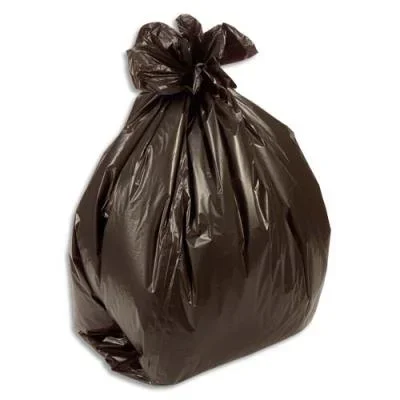 Sacs poubelles – 30 L – noir – 12 microns – lot de 500 sacs