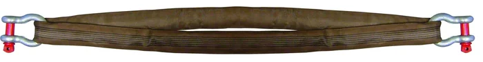 Sangle de traction poids-lourds long. 8 m cr 42 t + 2 manilles hr LEVAC – 4822PL