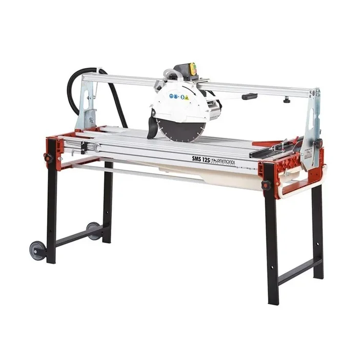 Scie à eau 125 cm avec disque Ø350 mm pour céramique – marbre – granit – ciment – RAIMONDI – 12111_M