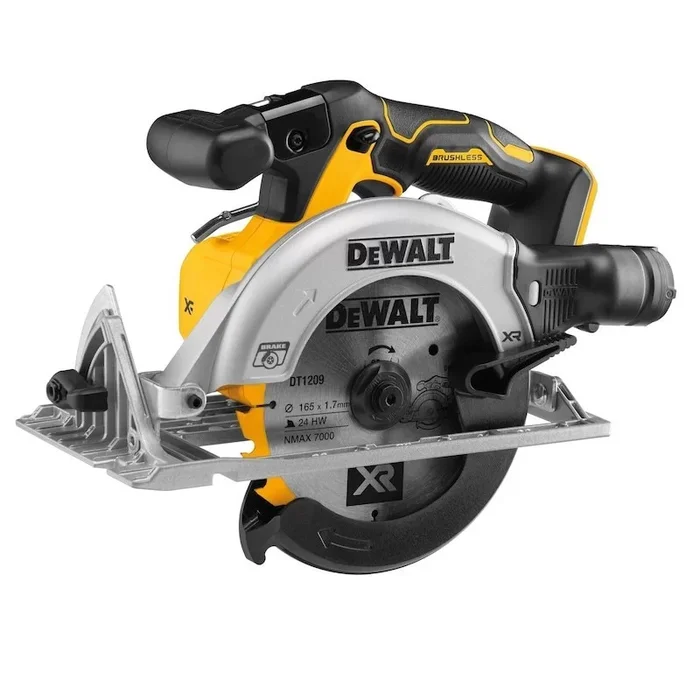 Scie circulaire Dewalt 165 mm XR 18 V sans batterie ni chargeur