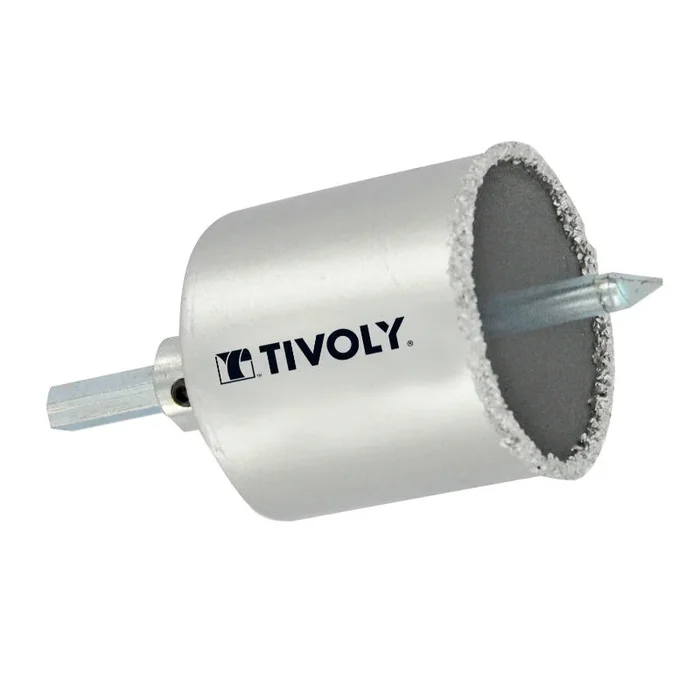 Scie cloche à concrétion carbure HM monobloc (Blister Box) / H: 55 Ø: 53 TIVOLY – XT505220072