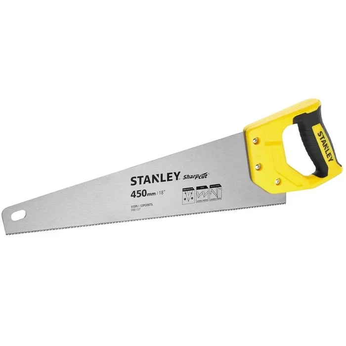 Scie égoïne Sharpcut coupe fine 450 mm – STHT20370-1 – STANLEY