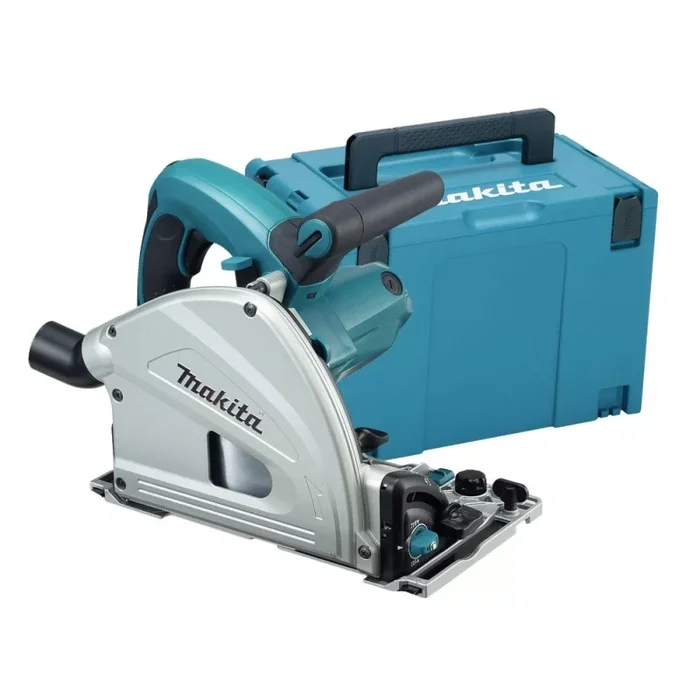 Scie plongeante Makita SP6000J Ø 165 mm 1300W avec coffret Mak-Pac + Rail 1400 mm