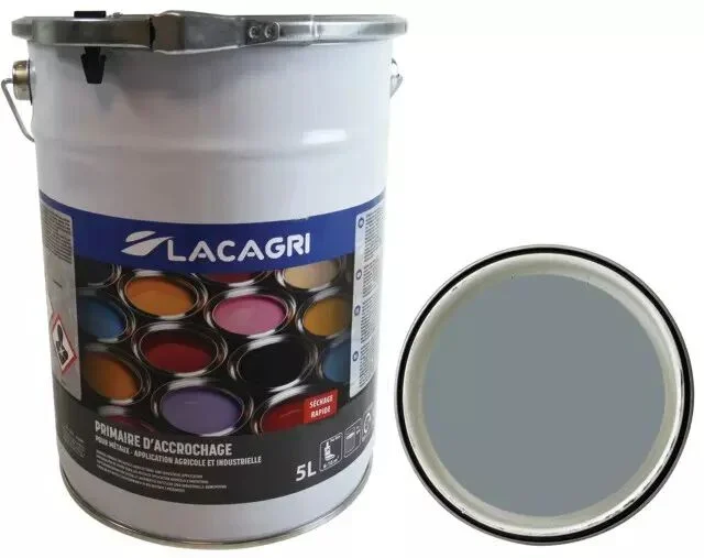 Seau de 5 litres de peinture primaire grise