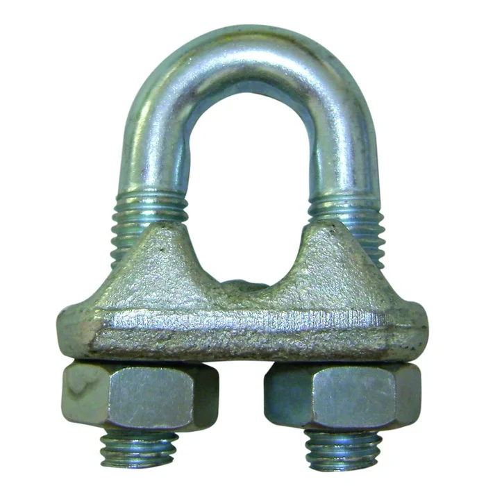 Serre-câble étrier marquage ce d.6 mm galva estampé a chaud LEVAC – 5274C