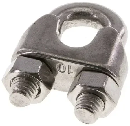 Serre-câble p. câble 10,0mm, M 8, B=20, 1.4436