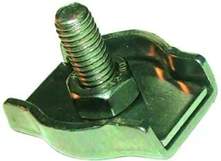 Serre-câble plat inox d.5 mm 1 boulon LEVAC – 5286D
