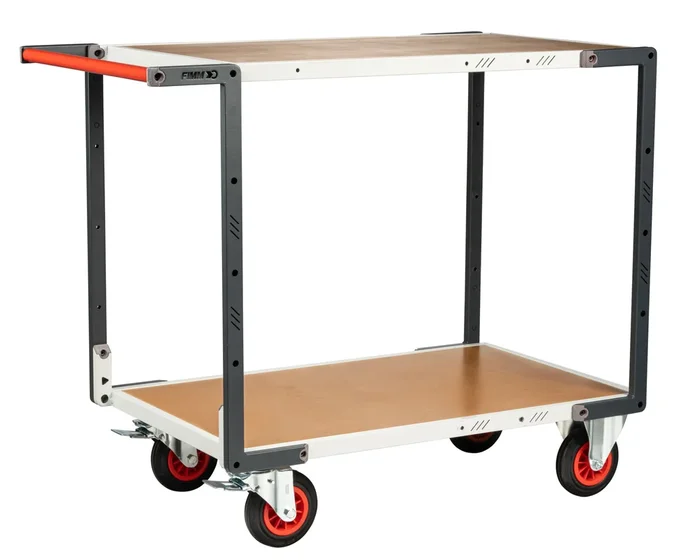 Servante 2 plateaux médium 1000×600 mm roues CC 400 kg – FIMM – 884722232