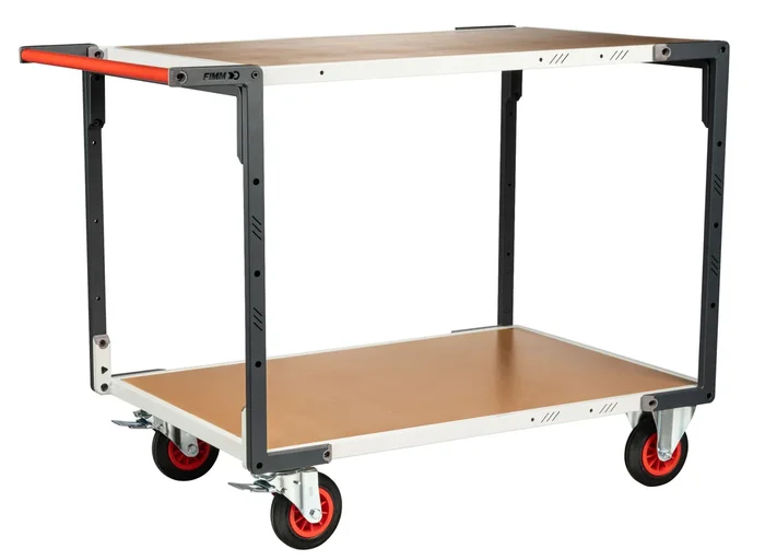 Servante 2 plateaux médium 1200×800 mm roues CC 400 kg – FIMM – 884732232