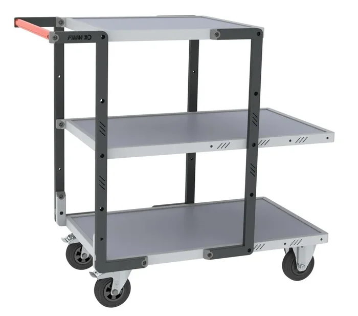 Servante 3 plateaux tôle roues CC 250 kg – FIMM – 884721315