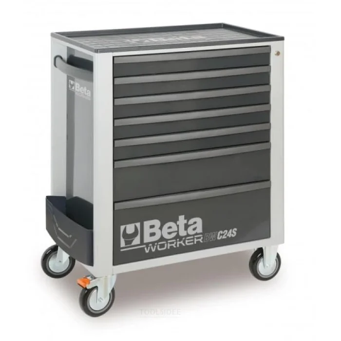 Servante d’atelier Beta 7 tiroirs, 240 pièces, BW 2400S G/7 ES gris