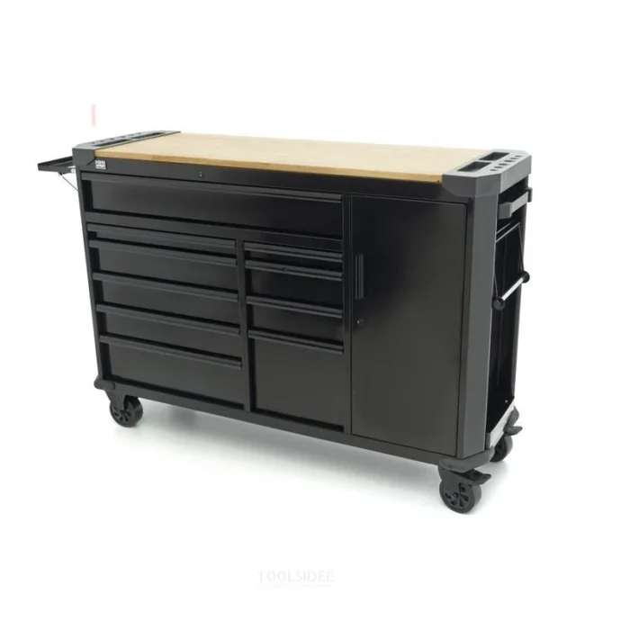 Servante d’atelier HBM 10 tiroirs 147 cm noir