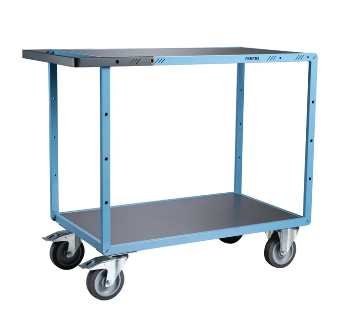 Servante mécano-soudée 2 plateaux 1000×600 mm 400 kg – FIMM – 880702341