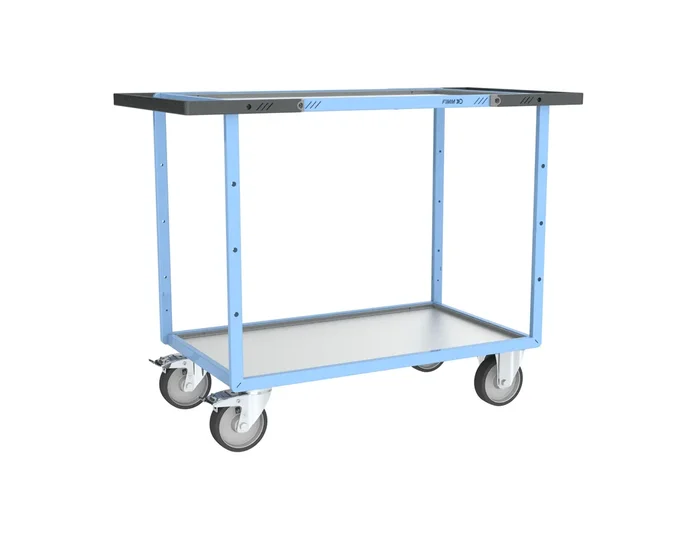 Servante mécano-soudée 2 plateaux 1000×600 mm 400 kg – FIMM – 880702741