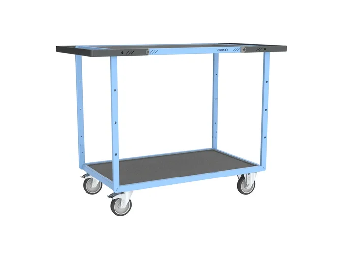 Servante mécano-soudée 2 plateaux 850×500 mm 250 kg – FIMM – 880701821