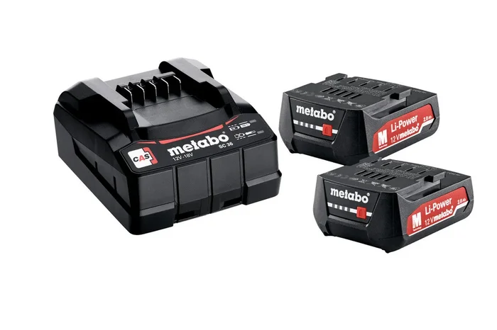 Set de base 12V 2 x 2,0 Ah LiPOWER – METABO – 685300000