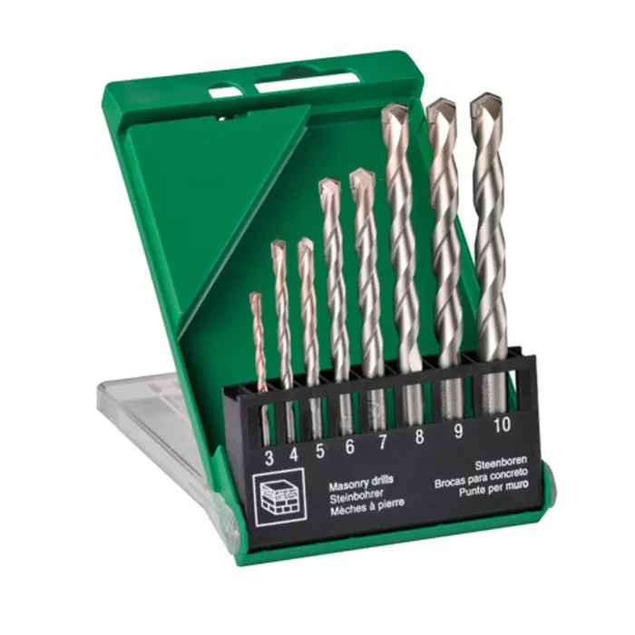 Set de forets béton/maçonnerie 3/4/5/6/7/8/9/10 mm – HIKOKI – 780899