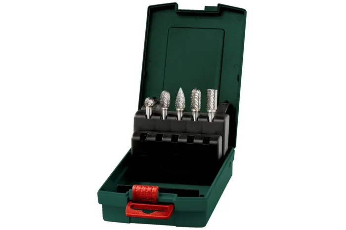 Set de fraises carbure, 5 pièces – METABO – 628403000