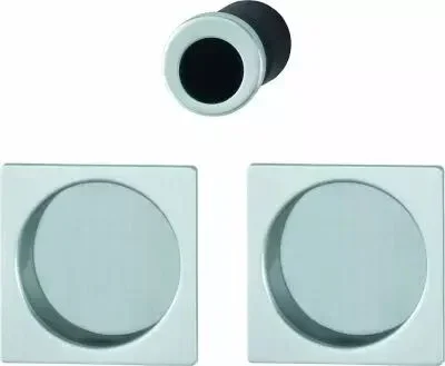 Set de porte coulissante aluminium pour porte intérieure – aveugle – modèle 4921