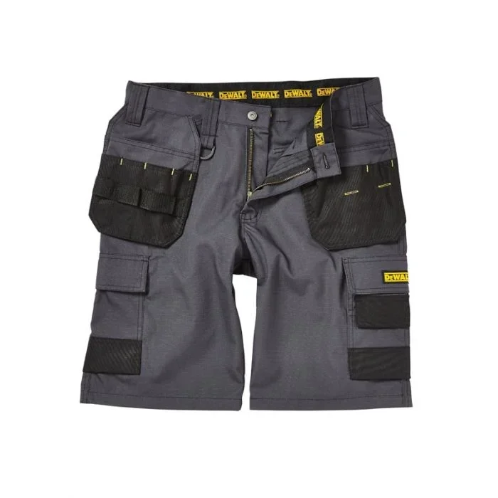 Short de travail DeWALT Cheverley Short, taille 36pouce, Gris, Unisexe, en Polycoton