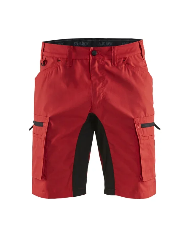 Short maintenance +stretch Blåkläder 1449 Rouge/Noir Blaklader – 144918455699C