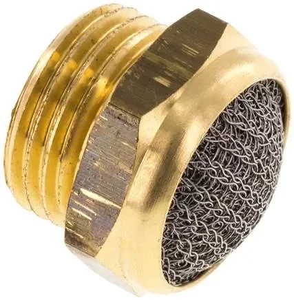 Silencieux G 1/2″, tissu métallique, laiton